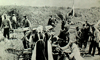 Кадр из фильма "Оборона Севастополя"